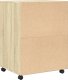 vidaXL vidaXL Szafka na kółkach, dąb sonoma, 60x48x81 cm 6
