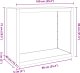 Drewutnia vidaXL vidaXL Stojak na drewno opałowe, zielony, 100x40x80 cm, stalowy 9