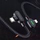 Kabel USB Mcdodo MCDODO KABEL KĄTOWY 90 USB-C LIGHTNING DWUSTRONNY DO IPHONE 13 14 LED 2M 2