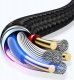 Kabel USB Mcdodo MCDODO KABEL KĄTOWY 90 USB-C LIGHTNING DWUSTRONNY DO IPHONE 13 14 LED 2M 9
