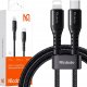 Kabel USB Mcdodo USB-C - Lightning 1 m Czarny 1