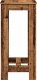 vidaXL Stolik barowy, stare drewno, 51x50x103,5cm 5