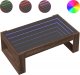 vidaXL Stolik kawowy z LED Infinity, brązowy dąb, 90x53x30 cm 2