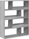 vidaXL Regał/przegroda, szary dąb sonoma, 100x33x125,5 cm 2