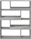 vidaXL Regał/przegroda, szary dąb sonoma, 100x33x125,5 cm 4