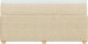 vidaXL Łóżko kontynentalne z materacem, kremowe, tkanina, 140x190 cm 4