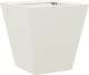 vidaXL vidaXL Donice ogrodowe, 2 szt., białe, 30x30x30 cm, stalowe 7