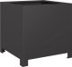 vidaXL Donica ogrodowa, czarna, 40x40x40 cm, stalowa 2