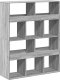 vidaXL Regał/przegroda, szary dąb sonoma, 100x33x125,5 cm 6