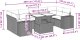 vidaXL 8-cz. zestaw mebli ogrodowych, poduszki, jasnoszary polirattan 10