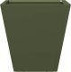 vidaXL vidaXL Donice ogrodowe, 2 szt., oliwkowozielone, 30x30x30 cm, stalowe 6