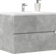 vidaXL vidaXL Szafka łazienkowa, szarość betonu, 60x38,5x45 cm 1