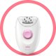 Depilator Philips Depilator Braun Silk-épil 1 1-176, biały/różowy 3