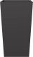 vidaXL vidaXL Donice ogrodowe, 2 szt., czarne, 45x45x75 cm, stalowe 6