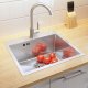 Zlewozmywak KPL Alveus QUARTO 10 SAT zlewozmywak 90-055X48 + syfon 2