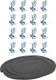Zlewozmywak KPL Alveus QUARTO 30 SAT zlewozmywak 90-078X48 + syfon 4