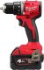 Wiertarko-wkrętarka Milwaukee Akum. suktuvas-gręžtuvas M18 BLDDRC-402C 18V 2x4,0Ah Li-Ion 1