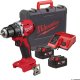 Wiertarko-wkrętarka Milwaukee Akum. suktuvas-gręžtuvas M18 BLDDRC-402C 18V 2x4,0Ah Li-Ion 1