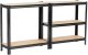 Fancy Garden REGAŁ METALOWY 70x30x154 CZARNY 7