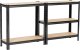 Fancy Garden REGAŁ METALOWY 70x30x154 CZARNY 4