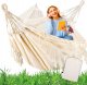 GALAXIA HAMAK OGRODOWY BOHO 2 OSOBOWY DUŻY Turystyczny DWUOSOBOWY XXL 270x150 1