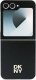 DKNY DKHCZF6PSMCSLK Z Flip6 F741 czarny/black lether Matal Stack Logo 2