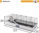Ferplast FERPLAST MODULAR 4 CAGE 179x72x56 cm 2