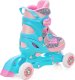 Raven Inlineskates Rolki Wrotki Regulowane 3w1 RAVEN Etta 27-30 Kółka LED 7