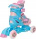Rolki Raven Inlineskates Rolki Łyżwy Wrotki Regulowane 4w1 RAVEN Etta 34-37 Kółka LED 5