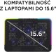 Podstawka chłodząca Rampage Sixpower R9 15,6", RGB, regulowana 16