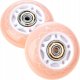Raven Inlineskates 8x Świecące kółka LED do rolek RAVEN Mireia Orange/White 70mm PU 4