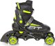 Rolki Raven Inlineskates Rolki Wrotki 3w1 Regulowane RAVEN Profession Black/Lime 31-35 2