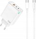 Ładowarka Jellico Ładowarka Sieciowa Szybkie Ładowanie 65W 2xUSB-C USB3.0   Kabel USB-C 1