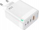 Ładowarka Jellico Ładowarka Sieciowa Szybkie Ładowanie 65W 2xUSB-C USB3.0   Kabel USB-C 5