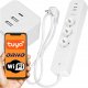 Orno ORNO TUYA EXTENSION CORD 3 SOCKETS WITH GROUNDING 2x USB SMART WI-FI WHITE 2