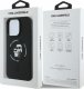Karl Lagerfeld Karl Lagerfeld KLHMP16LSCMKCRHK iPhone 16 Pro 6.3" czarny/black hardcase Silicone KC Heads Ring MagSafe 4
