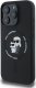Karl Lagerfeld KLHMP16XSCMKCRHK iPhone 16 Pro Max 6.9" czarny hardcase Silicone KC Heads Ring MagSafe 3