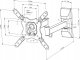 Vivanco Vivanco TV wall mount Motion BFMO 6020 4