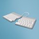 R-GO Tools R-Go Tools Ergonomiczna R-Go Split Break klawiatura, z oprogramowaniem do robienia przerw, AZERTY (FR), Bluetooth, biała 1