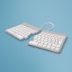 R-GO Tools R-Go Tools Ergonomiczna R-Go Split Break klawiatura, z oprogramowaniem do robienia przerw, QWERTY (NORDIC), Bluetooth, biała 1