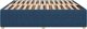 vidaXL vidaXL Rama łóżka bez materaca, niebieska, 180x200 cm, obita tkaniną 5