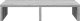 vidaXL vidaXL Podstawka pod monitor, szary dąb sonoma, 50x27x10 cm 3