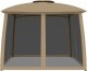 vidaXL vidaXL Altana z podwójnym dachem i siatką wokół, taupe, 2,93x2,93 m 4