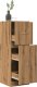 vidaXL Szafka apteczna, dąb artisian, 40x41x118 cm 1