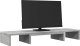 vidaXL vidaXL Podstawka pod monitor, regulowana, szarość betonu, 80x24x10,5cm 2