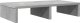 vidaXL vidaXL Podstawka pod monitor, szarość betonu, 50x27x10 cm 5