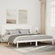 vidaXL vidaXL Dłuższe łóżko bez materaca, białe, 180x220 cm, lite drewno 1