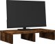 vidaXL vidaXL Podstawka pod monitor, przydymiony dąb, 50x27x10 cm 2