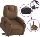 vidaXL Podnoszony fotel masujący, elektryczny, rozkładany, brązowy 10