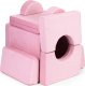Ecotoys Sofa składana modułowa dla dzieci duża 2 osobowa DIY 10 miękkich poduch - różowa ECOTOYS 5